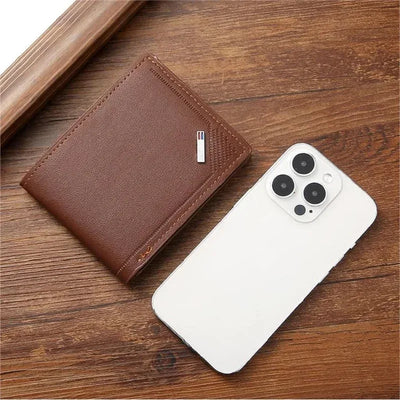 Refined Wallet Minimalist Leather Card Holder Slim - WO2MEN