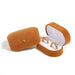 Velvet Oval Ring Box Double Ring Earrings Holder - Colour V5