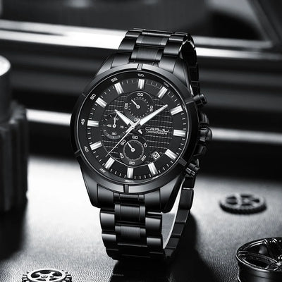 Artisan Chronograph Timepiece With Grid Dial Signature