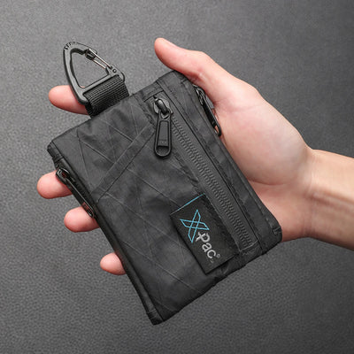 Five Pocket EDC Wallet with Zippered Pouches for Cards