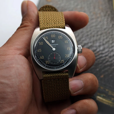 Jump Hour Pilot Automatic Wristwatch 38mm with Date