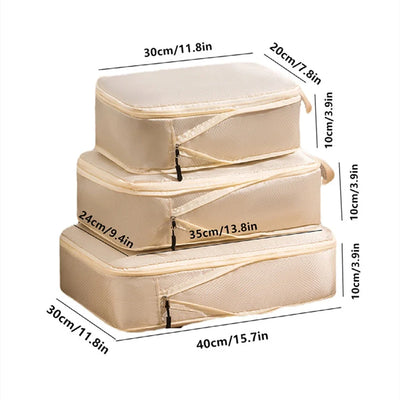 Smart Travel Packing Cubes Set for Luggage Essentials