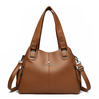 Genuine Soft Leather Handbag Shoulder Tote Bag