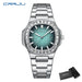 Diamond Bezel Timepiece With Luminous Dial Elegance - Silver Lake