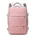 Shoe Storage Multilayer Travel Backpack for Journeys - Pink