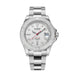Diver Watch with Sapphire Crystal 100m Water Resistant - White Steel