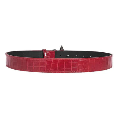 Star Buckle Belt with Five Point Star Accent Design