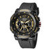 Analog Digital Sport Watch with Water Resistance - Black Gold