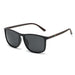 Polarized Sunglasses for Men Rectangular Frame - BK/RD/SM