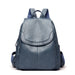 Backpack with Ample Capacity Laptop Interlayer - Light Blue