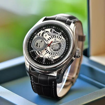 Watch Skeleton Dial Mechanical Wristwatch Everyday Wear