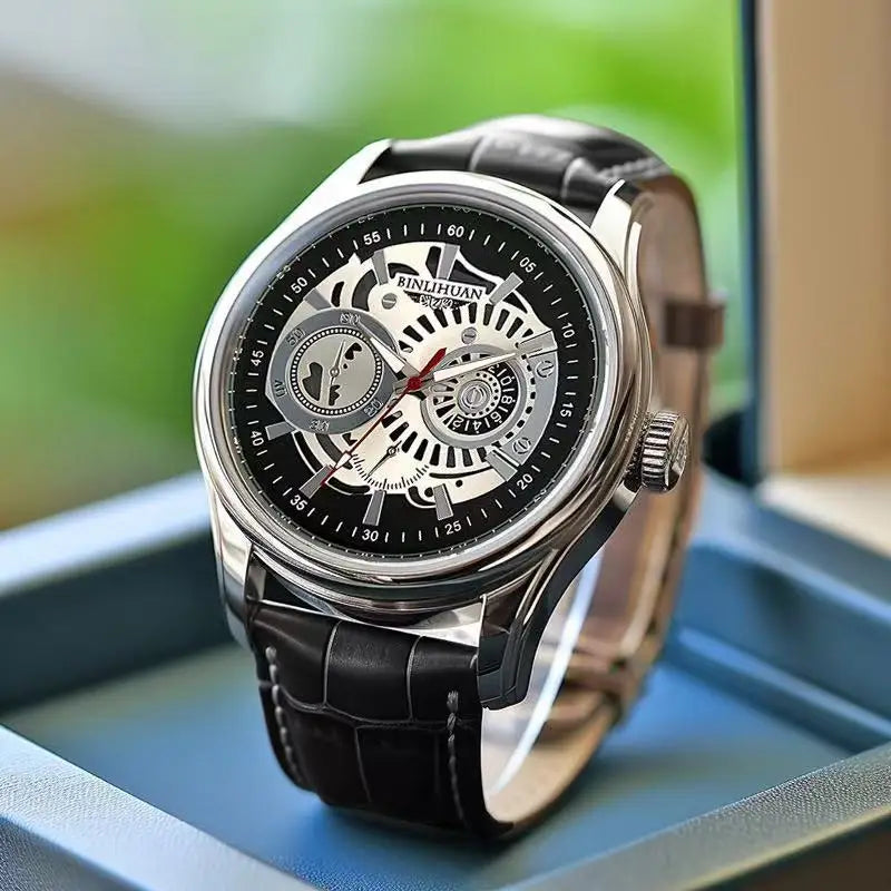Watch Skeleton Dial Mechanical Wristwatch Everyday Wear