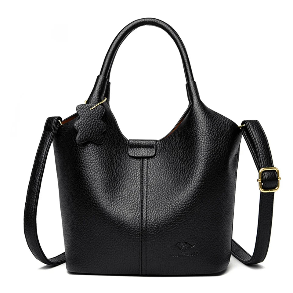 Handbag Soft Leather Microfiber Casual Tote Bag