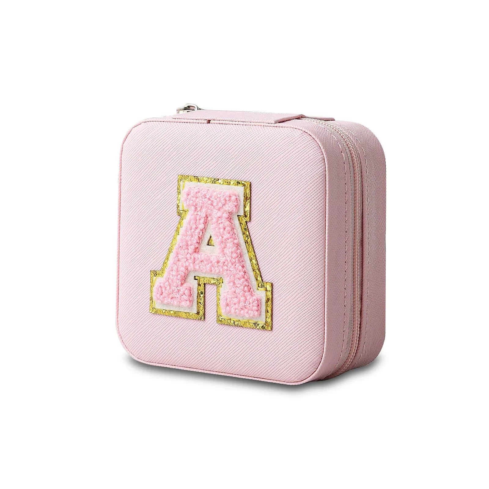 Initial Letter Jewelry Storage Box Travel Organizer