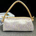 Shoulder Bag Embroidered Silk Floral Detailing - Color Nineteen