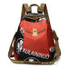 Cosmic Orbit Lock Backpack Lightweight Starry Pattern - Red