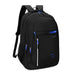 Backpack with Multi Compartment for Travel and School - Blue