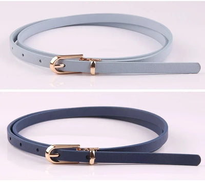 Premium Slim Belt with Pin Buckle for Dress Coat