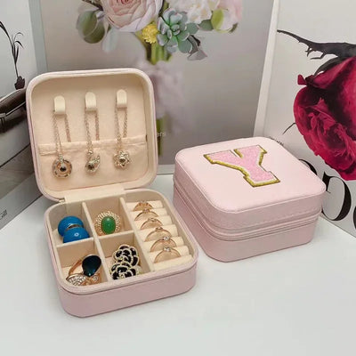 Mini Jewelry Storage Box Initial Letter Design - Y