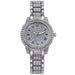 Watch With Roman Numeral Dial Bezel And Bracelet - Silver