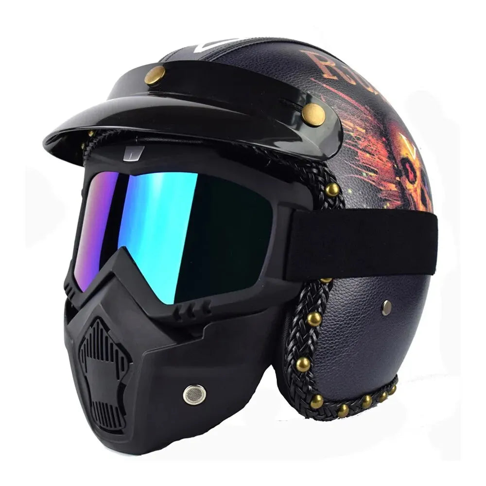 Motorcycle Goggle with Mirrored Lens for Outdoor Sports