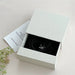 Book Shaped Jewelry Box On The Go Velvet Interior - White