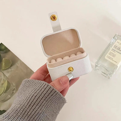 Portable Jewelry Box Organizer for Rings and Earrings