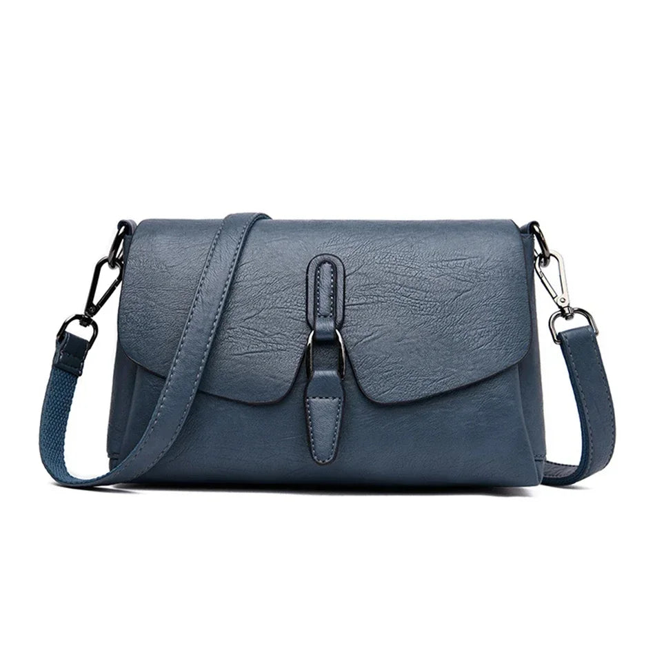 Versatile Everyday Shoulder Crossbody Handbag - Blue