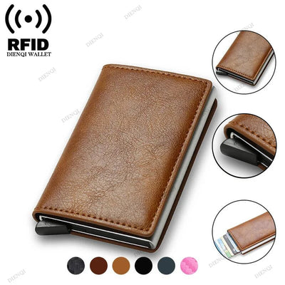 RFID Shield Cardholder Wallet for Slim Card Security