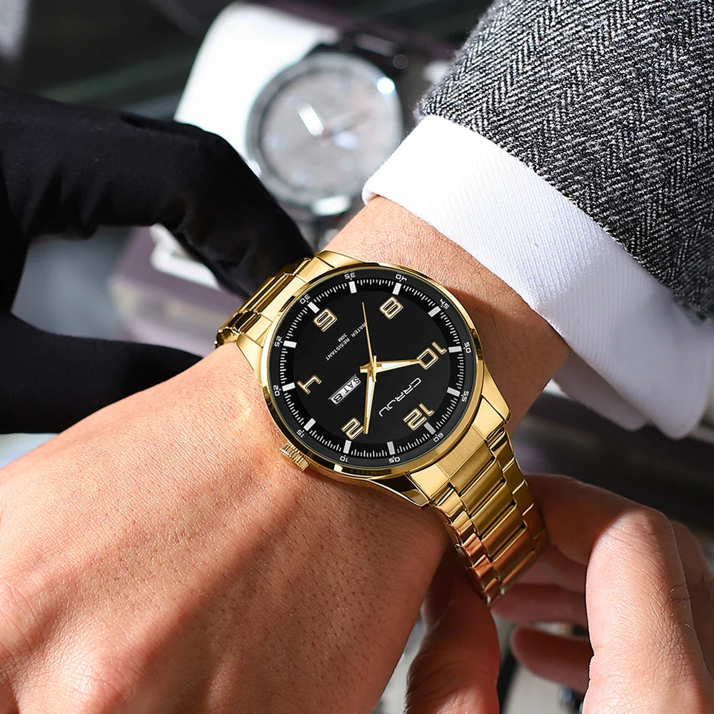 Nocturne Dial Timepiece with Date and Bold Indices