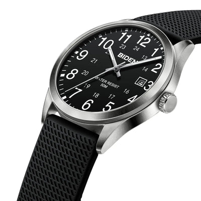 Watch Quartz Analog with Luminous Dial Sport Design