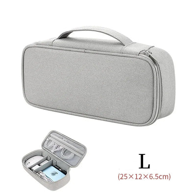 Travel Cable Organizer Bag for Electronics and Cables