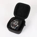 Watch Travel Case with Cushioned Slots And Form Fitting Pillow - Black 1 Slot