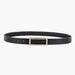 Belt Rectangle Buckle for Jeans Dress Everyday Use - Black