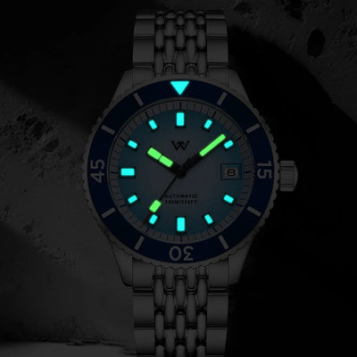 Automatic Mechanical Dive Watch with Date Window