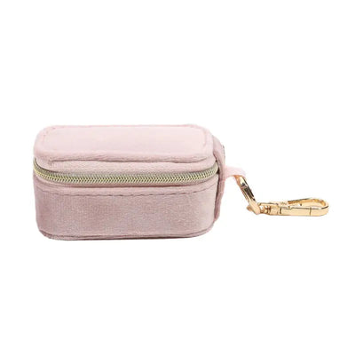 Portable Mini Jewelry Storage Box with Keychain Case