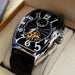 Tourbillon Skeleton Mechanical Watch with Tonneau Case - Five