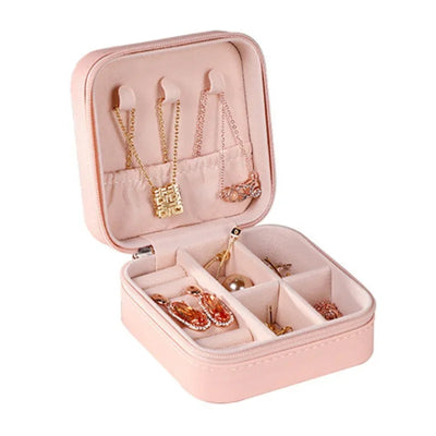 Luxe Petite Jewelry Travel Case for Delicate Treasures