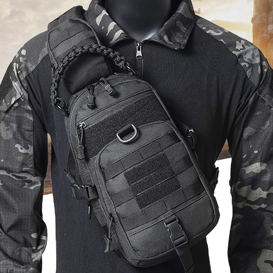 Camping Chest Bag Tactical Sling Backpack MOLLE System