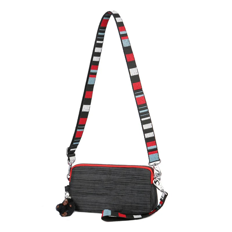 Handbag with Crossbody Strap Compact Rectangular Design