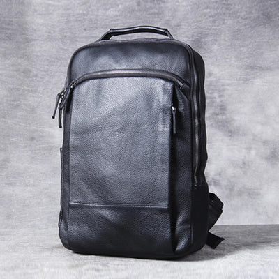 Backpack with Laptop Sleeve And Multiple Pockets - Black Style V2