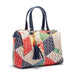 Refined Jacquard Motif Bowling Handbag with Tassel - E