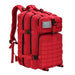 Tactical Backpack Molle System for Outdoor Use - Red