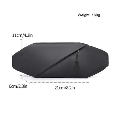 Crossbody Shoulder Bag Large Capacity Zipper Closure