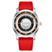 Planet Design Floating Magnetic Pointer Watch - SV/RD Silicone