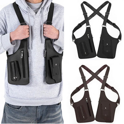 Luxury Tactical Vest Bag with Double Pocket Design