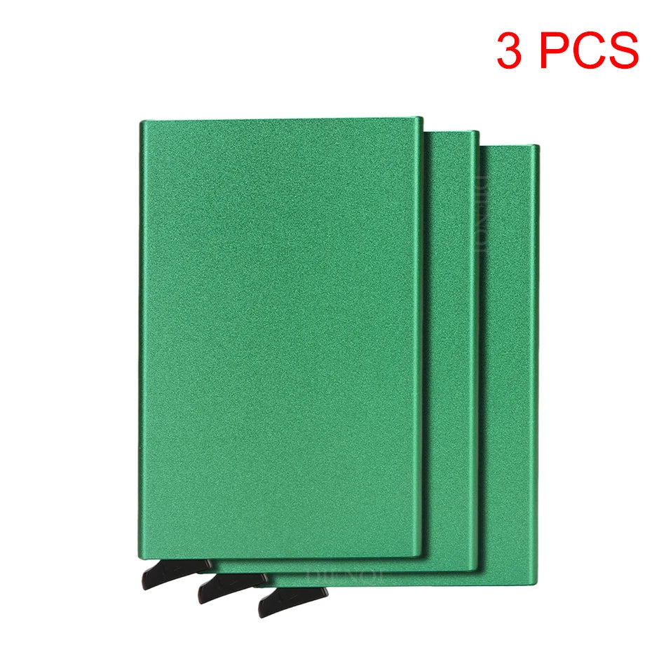 Aviation Metal RFID Card Wallet With Slim Pop Out Pro