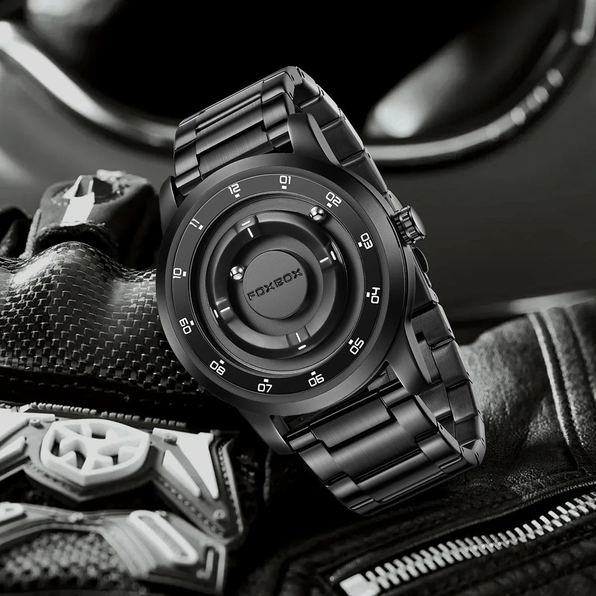 Planet Design Floating Magnetic Pointer Watch