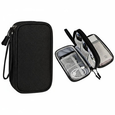 Travel Cable Organizer Bag for Cords and Accessories - WO2MEN