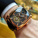Tourbillon Majesty Mechanical Watch With Open Heart - Rose